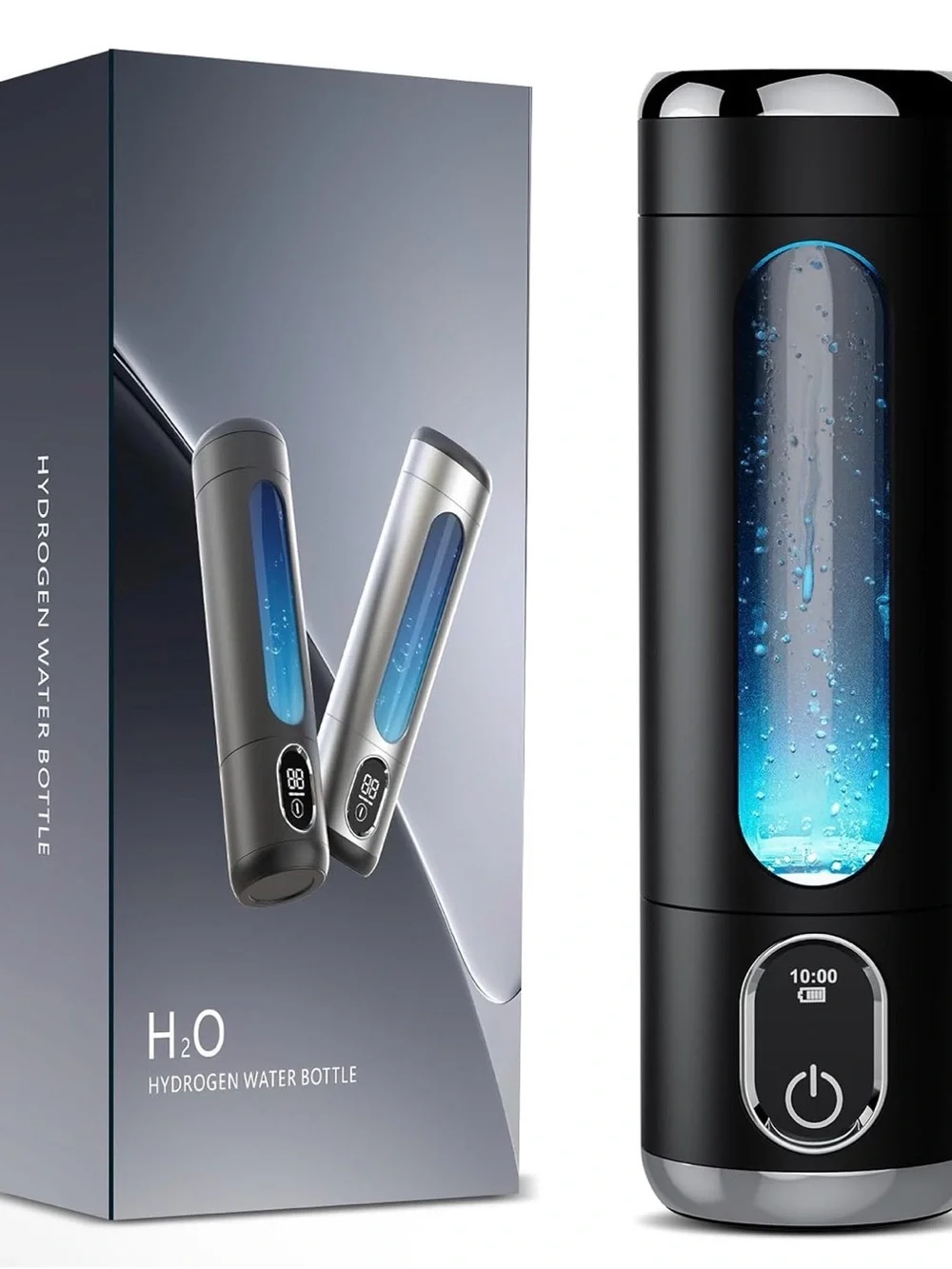 Portable Hydrogen Water Bottle - Black